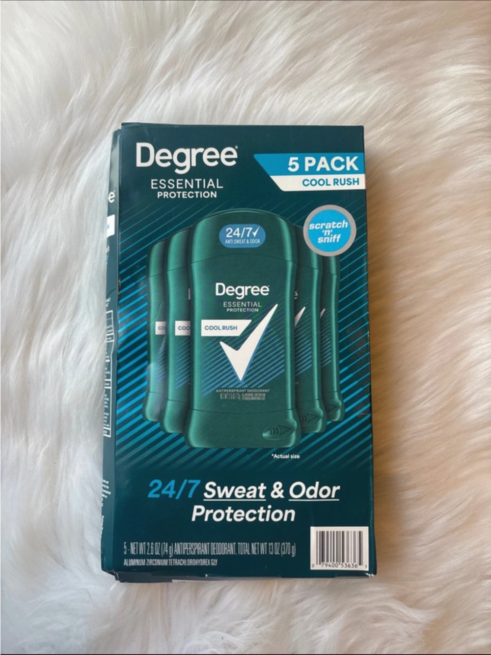 Essential Protection Antiperspirant Deodorant Stick - Cool Rush (5 Pack)